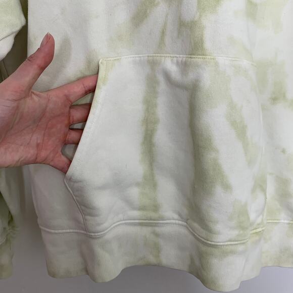 Reformation Jeans Green Tie Dye Pullover Hoodie Womens Small - Picture 7 of 15